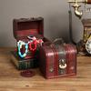 Jewelry Storage Box Treasure Jewelry Container Wood Trinket Holder Jewelry Organizer with Lock Jewelry Display Case Gift
