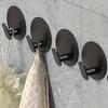 1/4Pcs Bathroom Robe Hooks Stainless Steel Towel Hanger Waterproof Hook Multi-Purpose Hanger Hook Door Bathroom Shower Kitchen