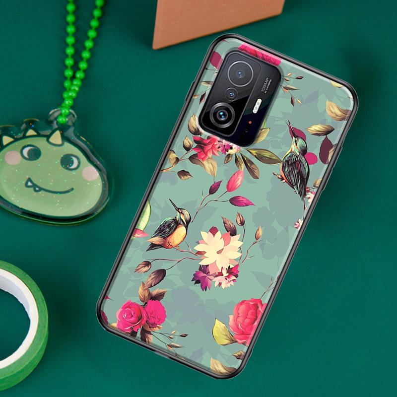 Garden Birds Case For POCO F5 X5 X3 Pro X4 F4 GT F3 M5s C40 Cover For Xiaomi 13 12 Lite 11T 12T Pro 12X