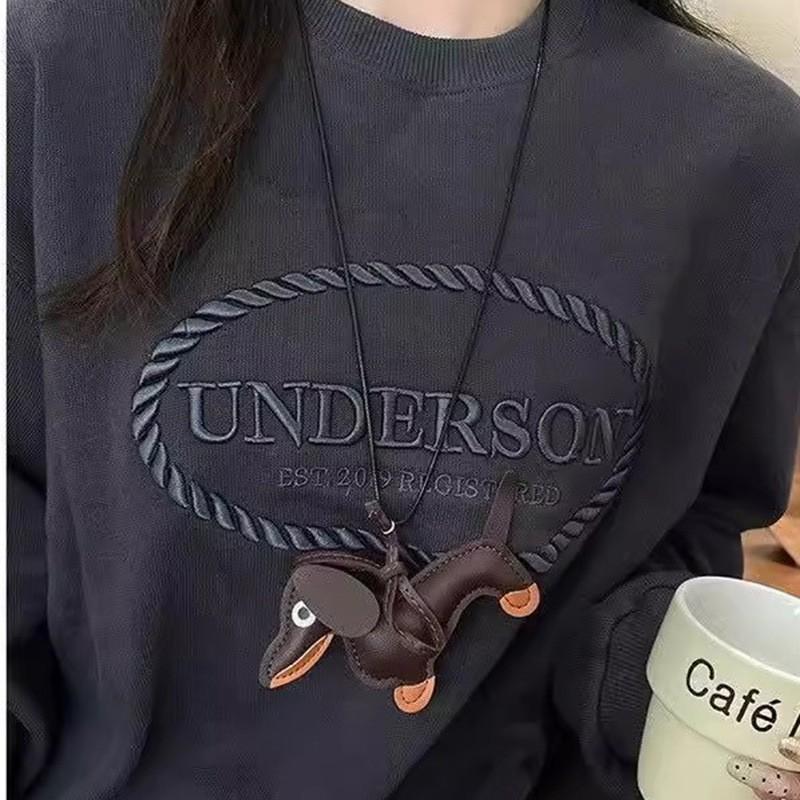 Böhmische Seestern-Halskette: Bunte Perlenkeramik Ethno-Stil mit gewebter Kordel für Damen