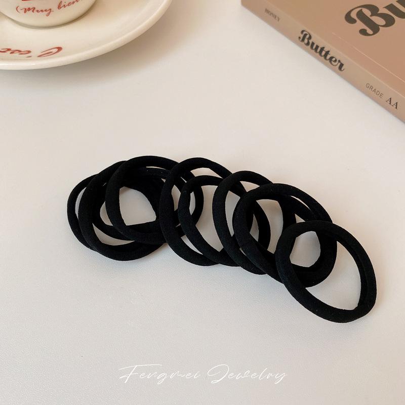 Korean simple and sweet high-elastic hair band niche does not hurt the hair ponytail hair rope personalized fashion versatile hair accessories