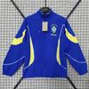 Unisex Long Windbreaker Jacket Retro Sport Coat Football Training Outdoor Casual Wear Fall Winter