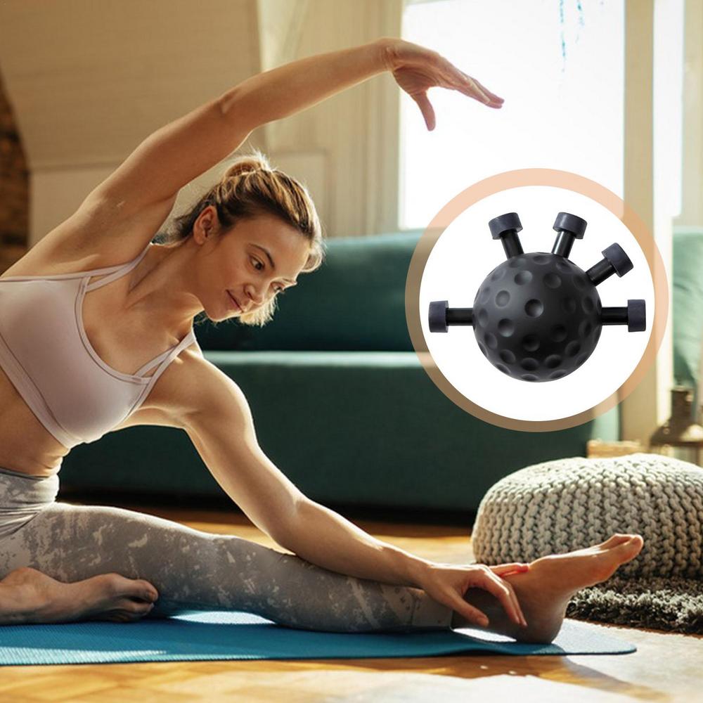 Finger Hand Strengthener Ergonomic Hand Ball Gripper Exerciser Anti Slip Finger Exerciser Ball for Musicians Athletes