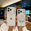 Transparent Cover Magsafe Wireless Charge Phone Case For For Iphone 17 Pro 17 ProMax 17 Air Mini Magnetic PC Clear case