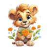 Tigers Cats Dogs Rabbits Various Animals Wall Sticker Kids Room Background Home Decoration Mural Living Room Wallpaper Decal