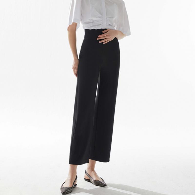Baiyu Women Semi Wide Pants Siww