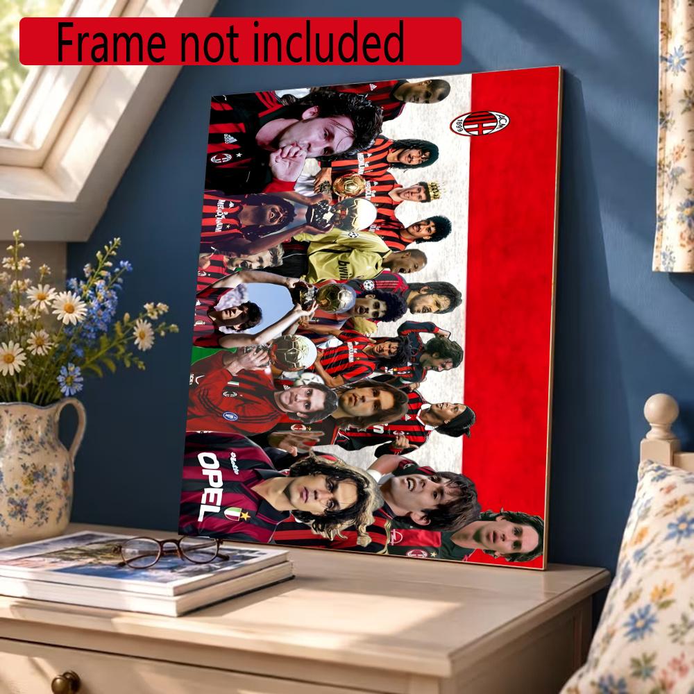 Ac Milan 5D Diy Diamond Paintings Mosaic Wall Round Diamond Art Painting Kits Embroidery Crystal Accessories Frameless