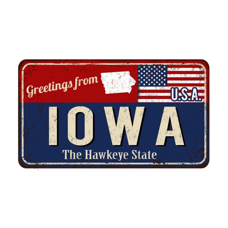 Motorcycle Metal Wall Sign, Garage Bar Decor Plaque 30x15cm