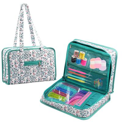 Näh- und Bastelbedarf Aufbewahrungstasche Große Kapazität Nähwerkzeugtasche Reiseverpackung Strickbastelzubehör Organizer Tragetasche
