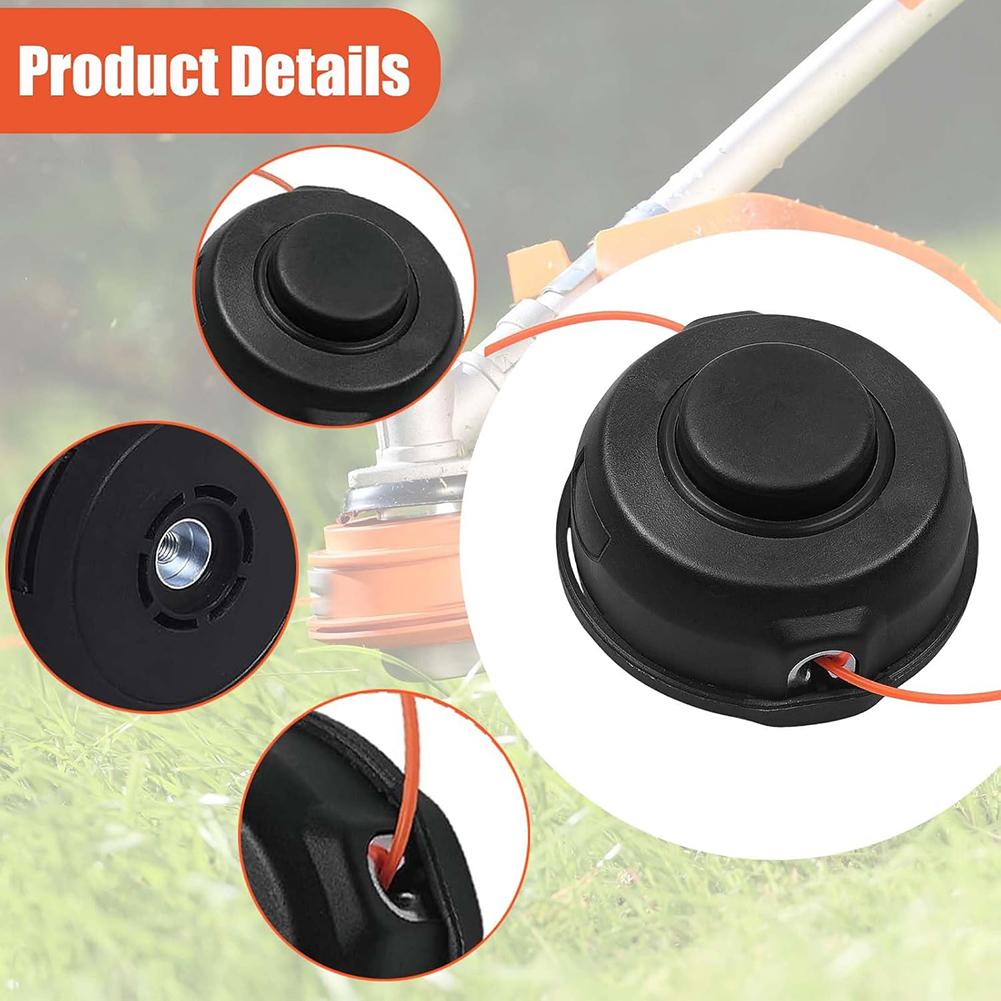 For Makita-198386-5 Trimmer Head Replacement Easy Installation Safe Fast Cutting Head String Grass Trimmer Parts