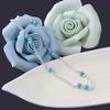 Popular Anklet, Simple, Stylish Handmade Beaded Anklet, Turquoise Bead Anklet