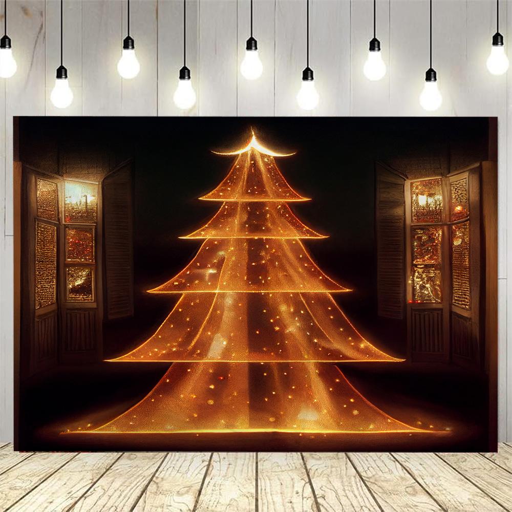 Christmas Big Tapestry Wall Hanging Santa Claus Christmas Tree Snow Home Festive Decoration Tapestry Fireplace Christmas Gifts 100X70CM