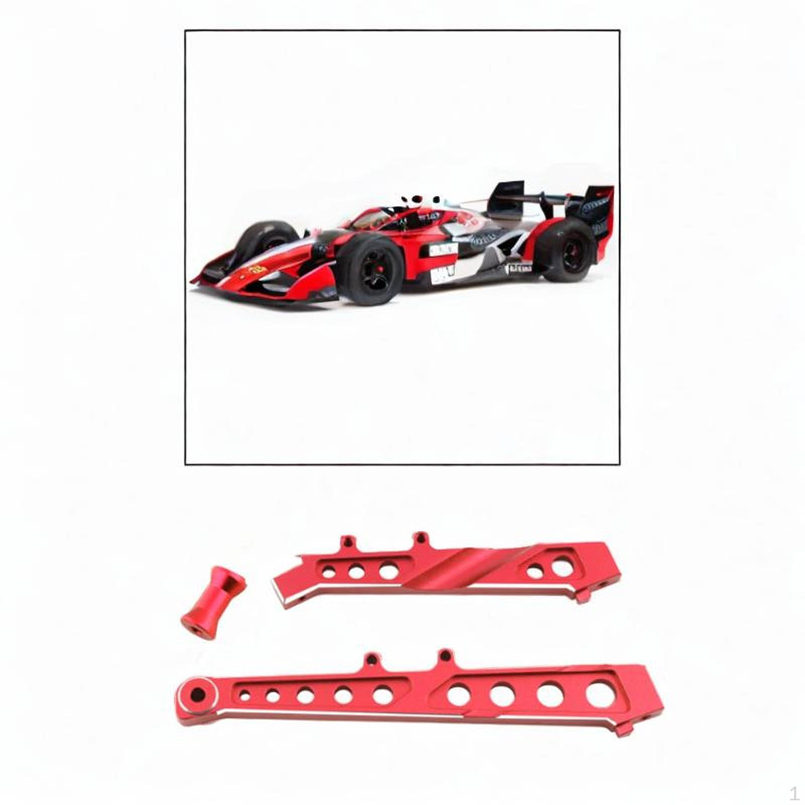 

Alloy Front Rear Chassis Brace Set RC Car Parts Lightweight Replacement Part for Ara109001 синій