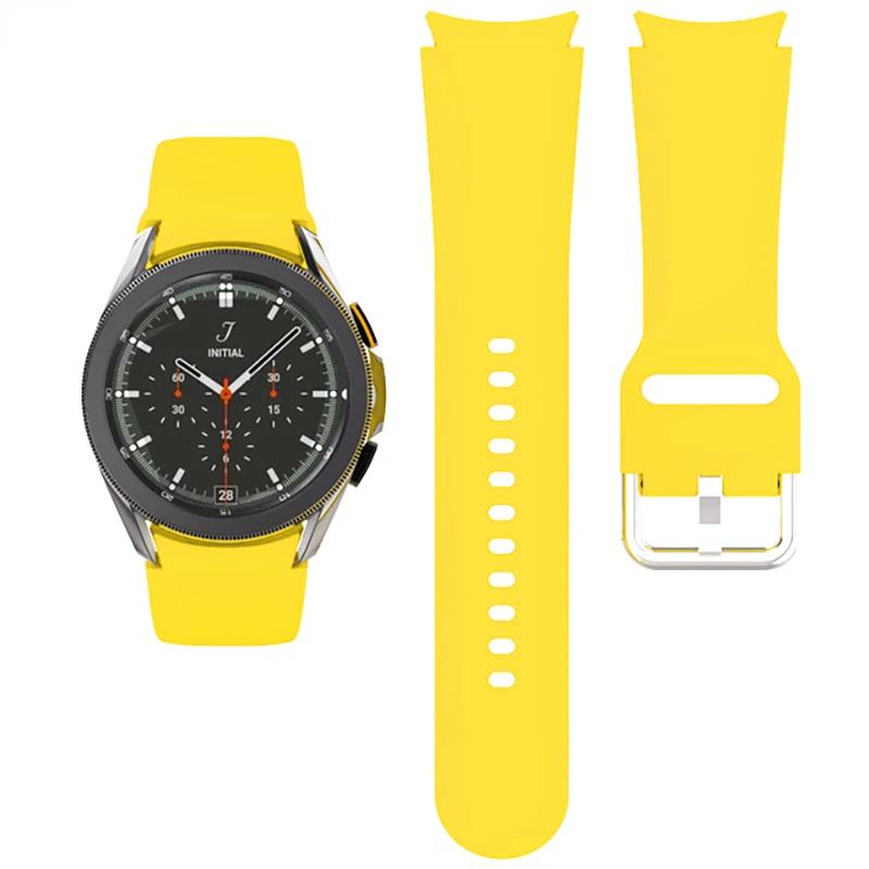 20mm Silicone Strap For Samsung Galaxy Watch 7/6/5/4 40mm 44mm Pro 45mm Bracelet Belt Galaxy Watch 6 4 Classic 47mm 46mm Correa