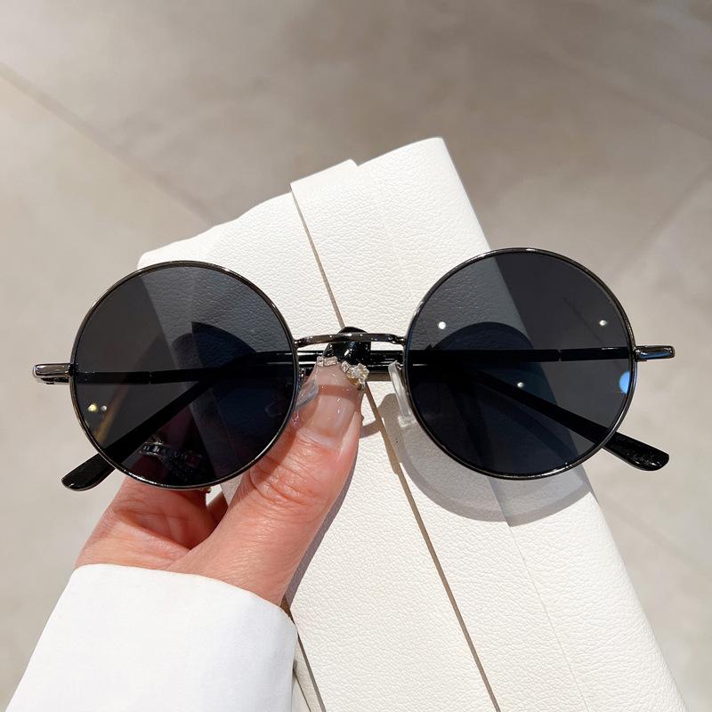 Vintage Steam Punk Round Sunglasses Women Luxury Brand Designer Fashion Trendy Mirror Sun Glasses Men Uv400