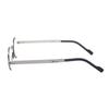 Blue Light Blocking Reading Round Compact Folding Stylish Reading Screwless Senior Glasses H6029 [Henghao] Glasses, Glasses, Glasses, (+3.50, Silver)