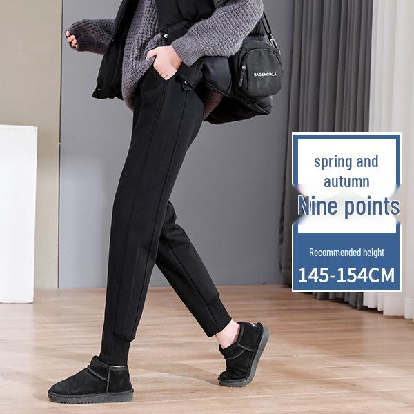 Unisex Lambswool Jogger Pants for Kids – High Waist, Thickened, Plus Velvet, Warm and Casual for Autumn and Winter.