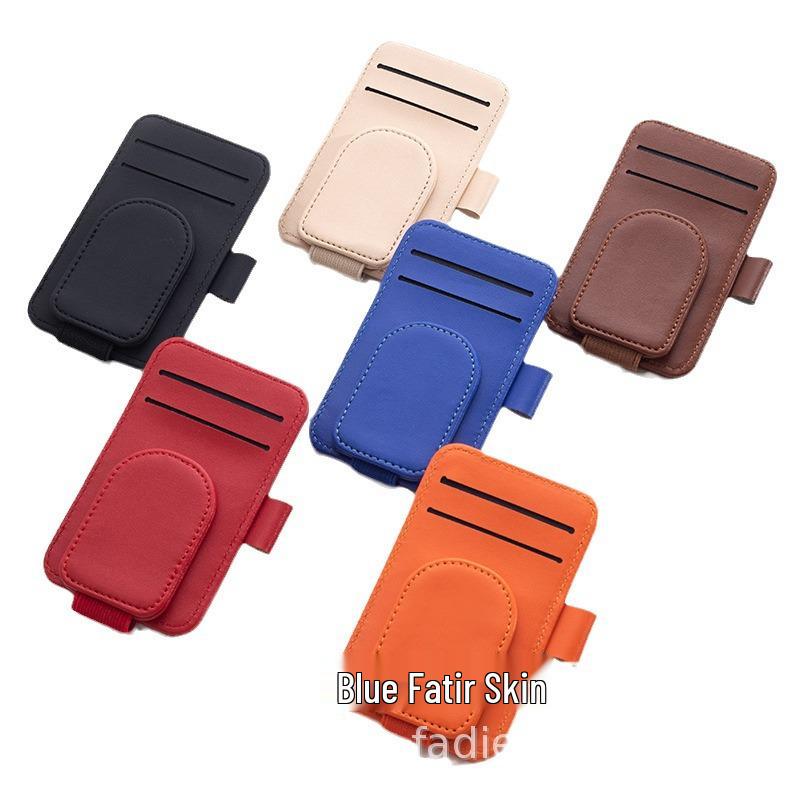 

Высококлассный многофункциональный автомобильный козырек-клипса для очков и билетов чёрный