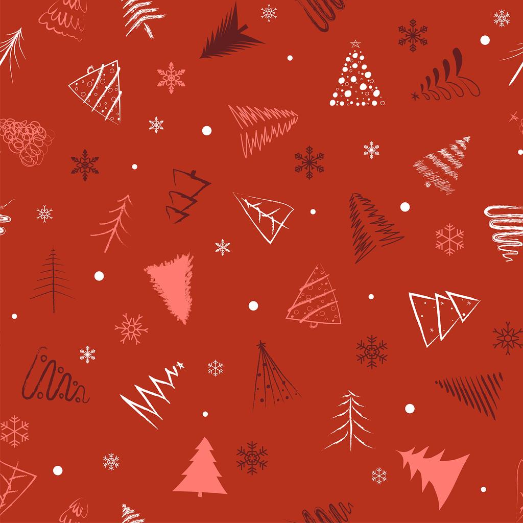 2 pieces - Christmas print curtains - Polyester material - Bedroom, living room, study private curtains - customizable patterns