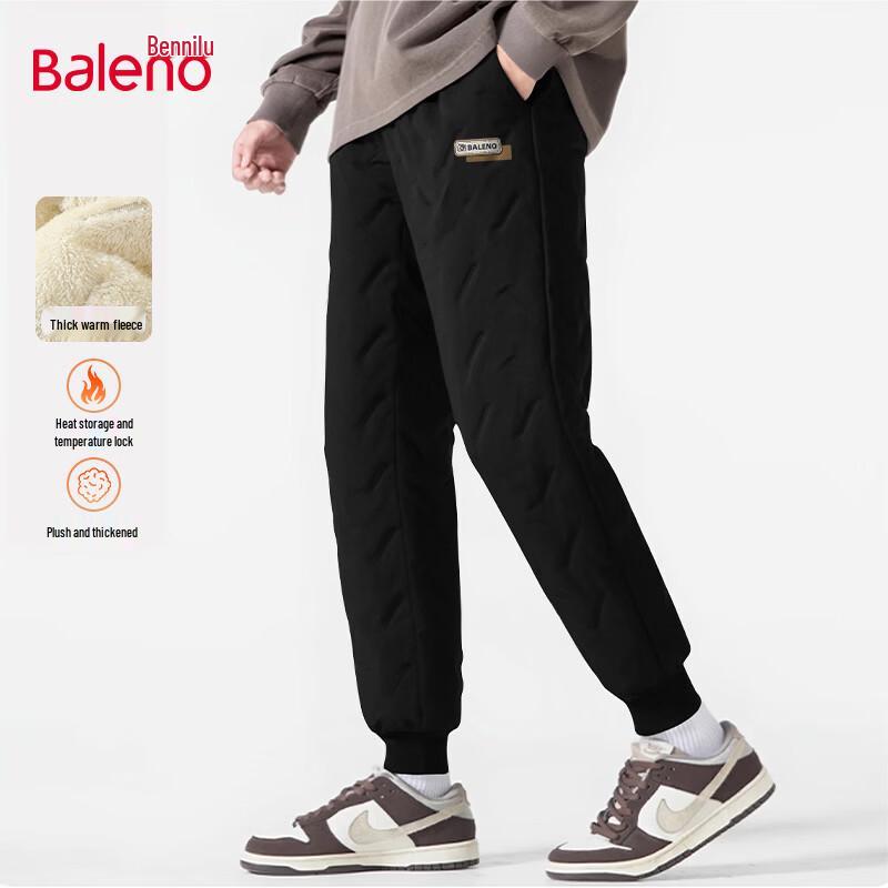 Baleno Men s Winter Fleece-Lined Jogger Pants M