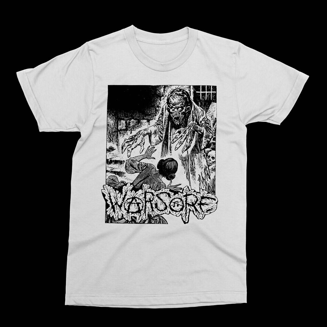 Vintage Warsore Monsters Heavy Cotton White All Size Men Women Shirt CM079 XXL