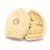 Kurita's meticulously crafted Buddhist statue: Guardian deity - Fudo Myoo seated statue (Lotus-shaped incense box Buddha [pocket Buddha]) Guardian dei