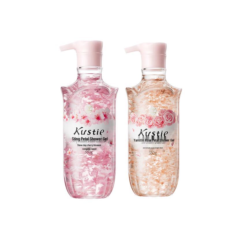 Cooskin Sakura & Rose Petal Shower Gel Set