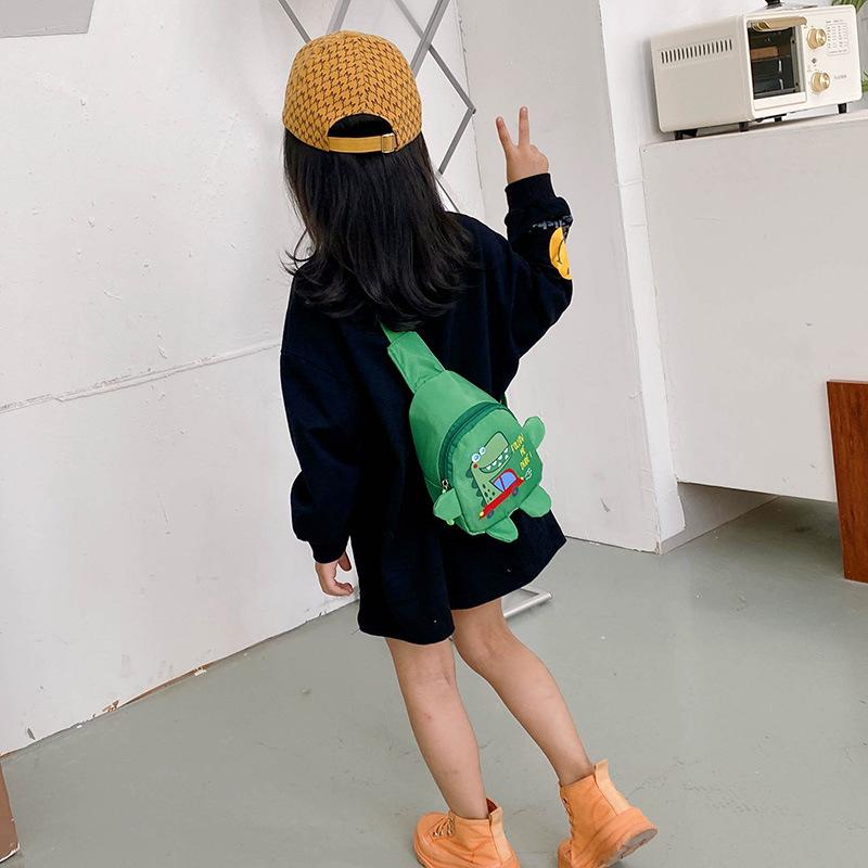 Cute Cartoon Toddler Shoulder Bags Baby Outdoor Travel Children's Messenger Bags Unisex Dinosaur Mini Casual Chest Bag