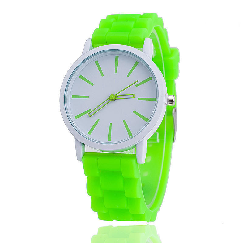 casual quartz analog silicone