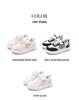 ABCkids 2026 Spring Velcro Sneakers for Girls - Pink & White, Sizes for Medium & Large Children