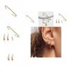 Chic Alloy Earrings Set For Women Classic And Trendy Ear Studs For Gifting