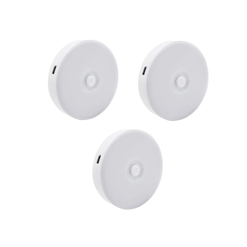 

1 шт/2 шт/3 шт/4 шт ключ выключатель ночник USB перезаряжаемый энергосберегающий светильник для спальни