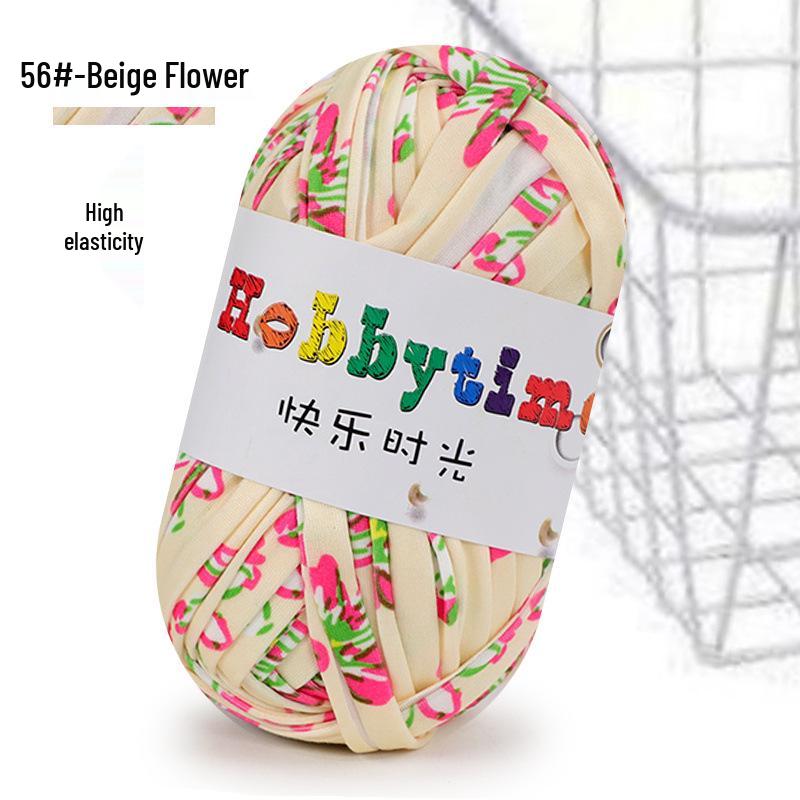 Cloth Strip Yarn DIY Crochet Kit: Handmade Bag, Knitting Material for Cushions, Carpets, and Dolls