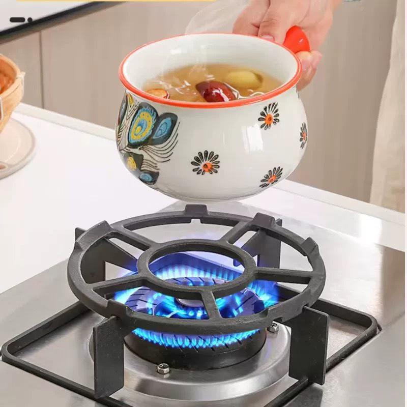 Universal Non-slip Cast Iron Gas Stove Rack for Small Pots and Milk Pots