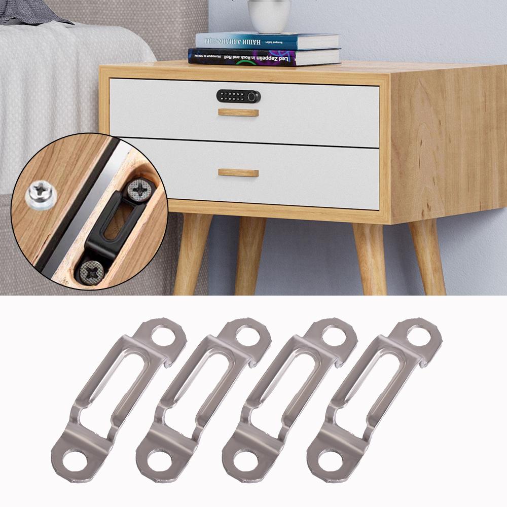 100pcs/ Set Invisible 2 in 1 Connector Screw Fastener Hidden Laminate Cabinet Wardrobe Assembly Furniture Combined Fastener