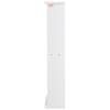 Media Storage Cabinet 5 Layers Adjustable DVD Shelves Holds 240 CDs White