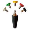 360 Degree Rotating Pressure Washer Tips Stainless Steel Turbo Spray Tips  Power Washer