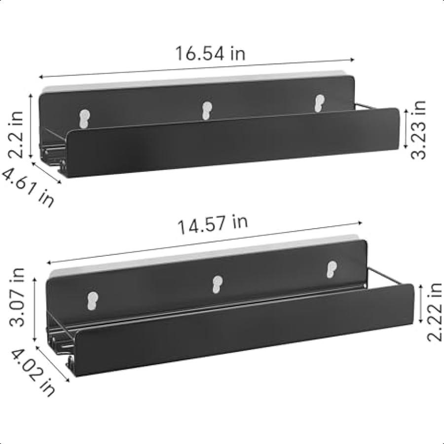 

Набор из 2 настенных полок для специй для дома, кухни, кладовой, органайзеры и хранение United States