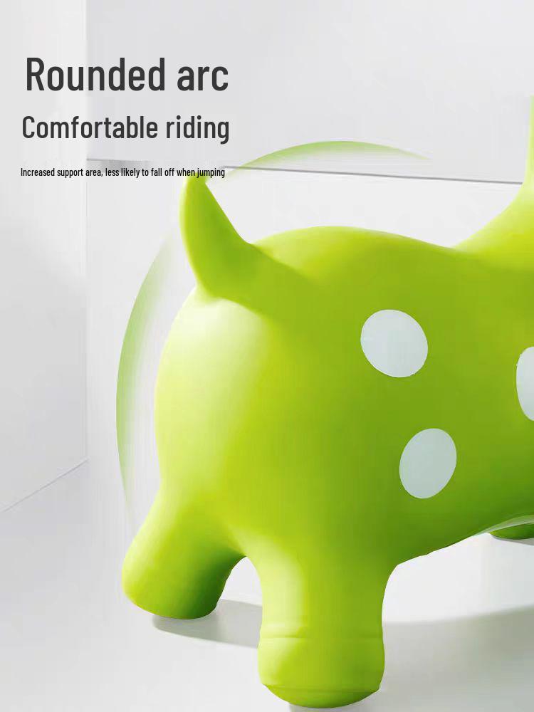 Musical Inflatable Bouncing Deer Horse Toy for Kids