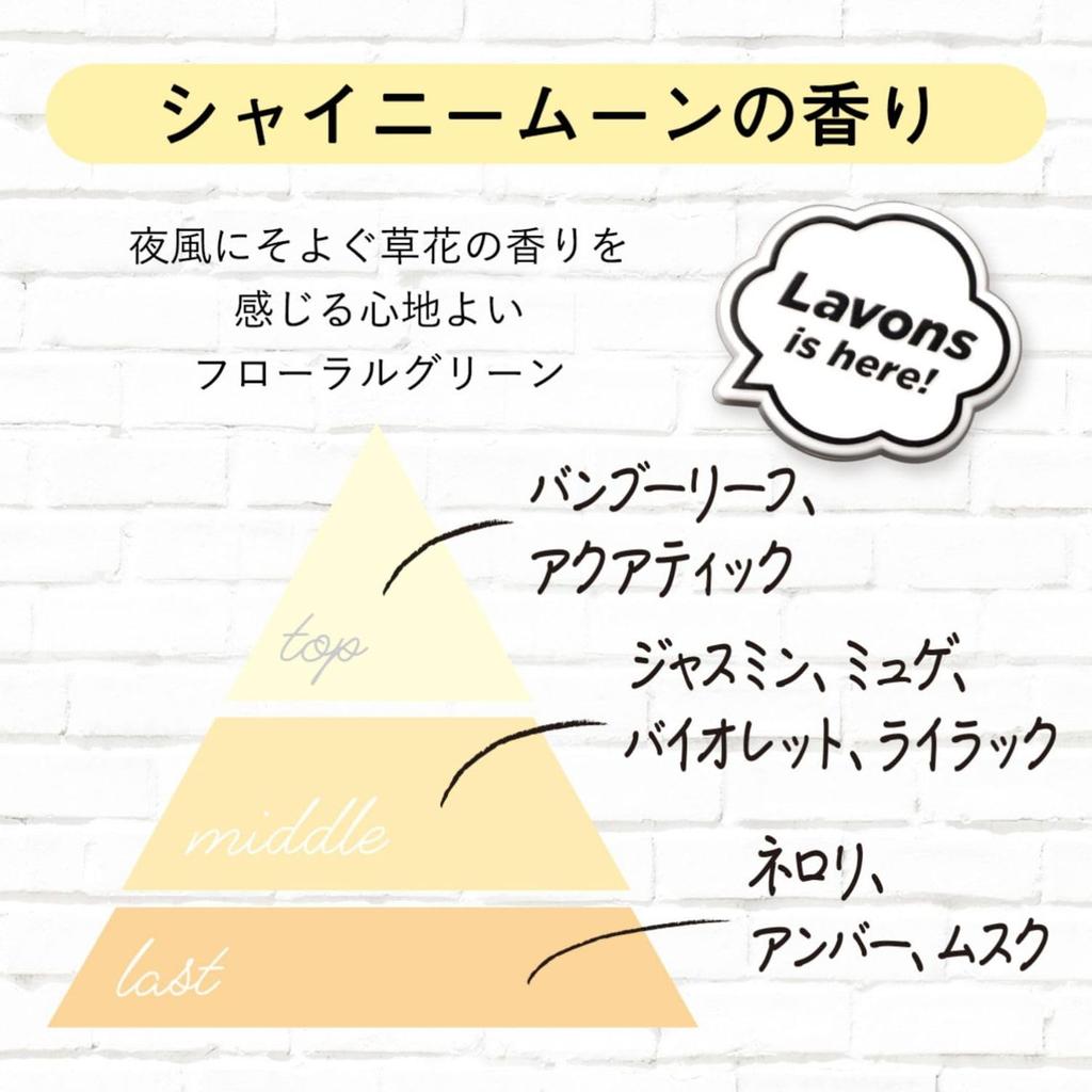 Labon De Boone [Car ] Clip Type Deodorizing Shiny Moon [Floral Green] 4.9 oz (110 g)