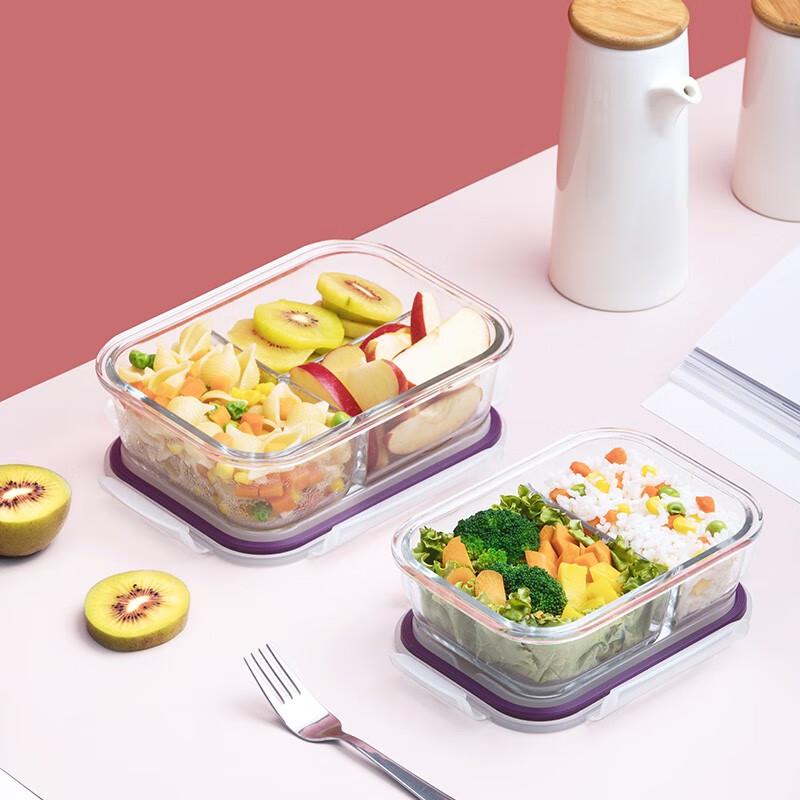 Chahua Crystal Glass Microwaveable Food Container