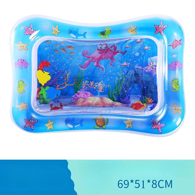 Baby Inflatable Pat Water Cushion Marine Life Swimming Ring Climbing Cushion Seat Cushion Children Pat Water Cushion