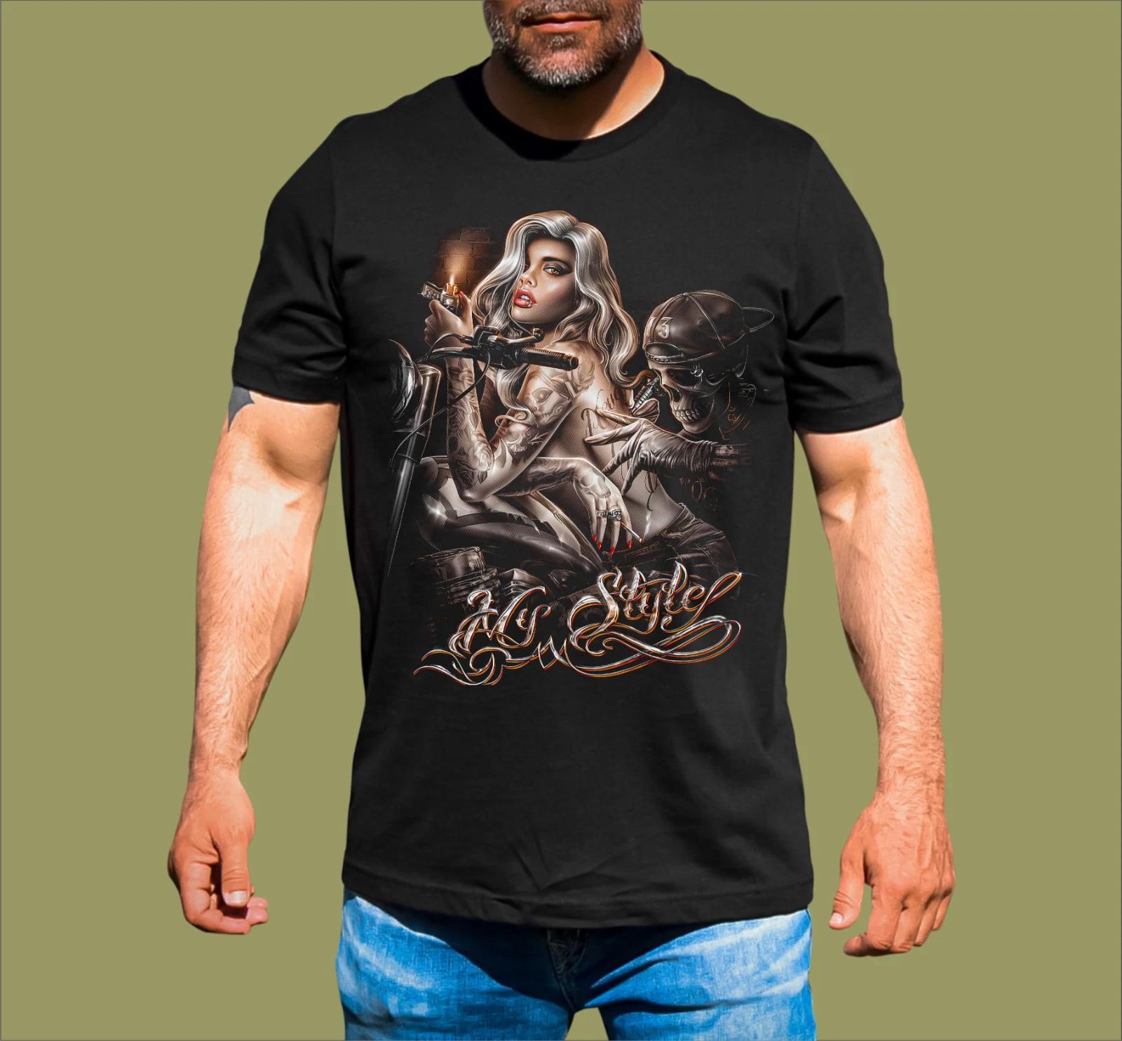 BIKER CHICK MY STYLE T-SHIRT 4XL