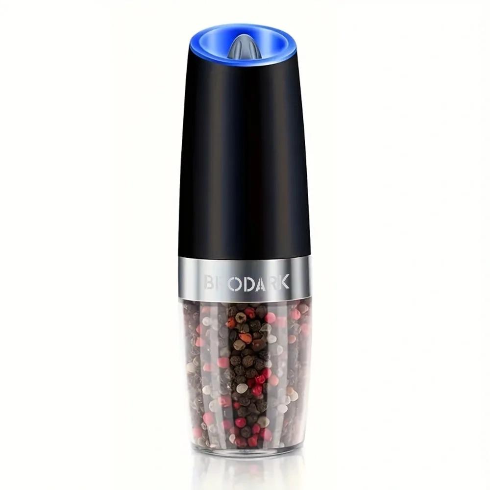 Electric Pepper Grinder Stainless Steel Automatic Gravity Shaker Salt Pepper Grinder Spice Mills Grinding Tools Kitchen Gadgets