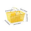 Shopping Basket Grocery Iron Sturdy Ergonomic Versatile Supermarket Organizer Storage for