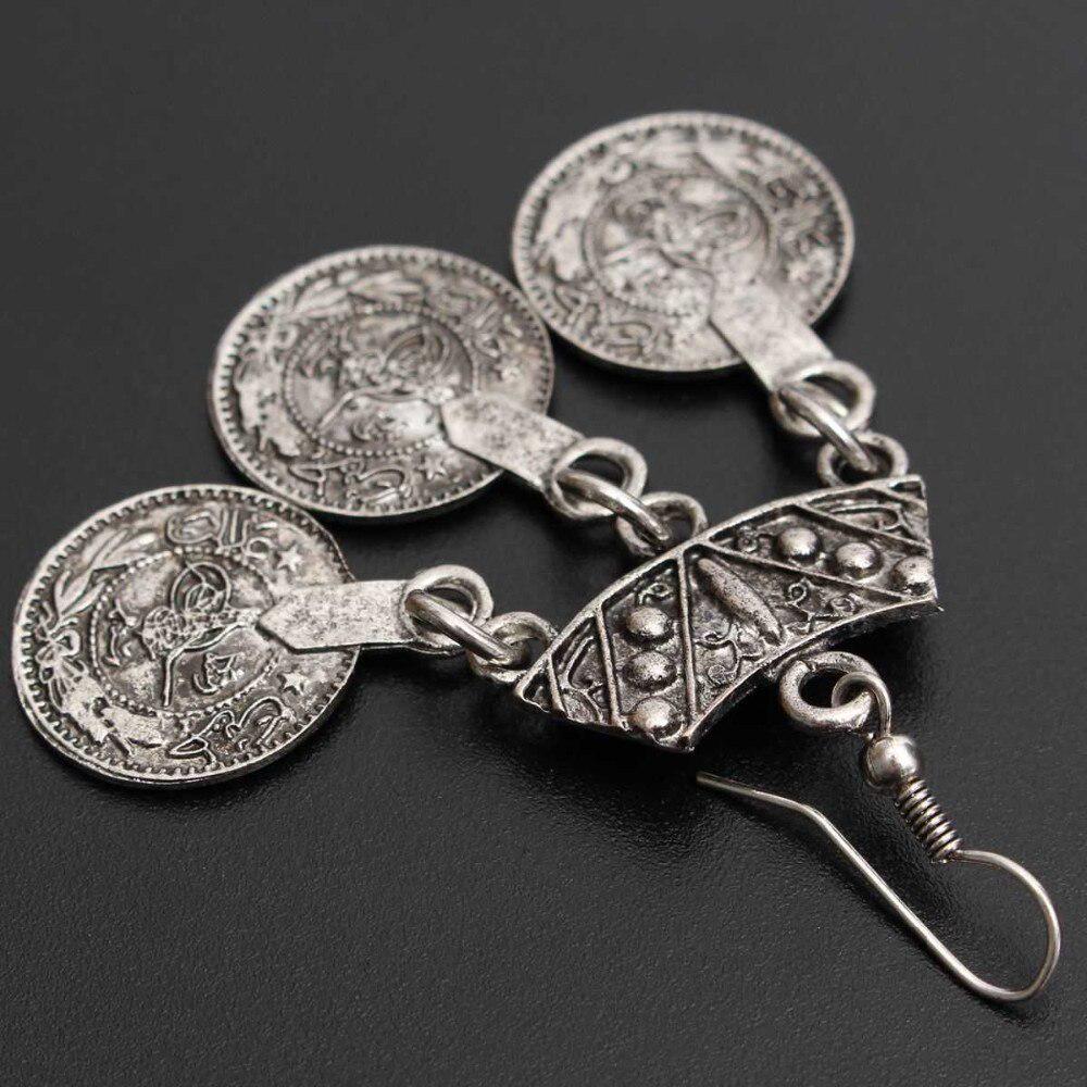 Orecchini Pendenti Sterling 925 Orecchini Pendenti In Argento Sterling 925 Con Turchese - Stile Tibetano Vintage Orecchini Di Lusso Turchese Orecchini Pendenti Sterling 925 Orecchini Pendenti In Argento Sterling 925 Con Turchese - Stile Tibetano Vintage Orecchini Di Lusso Turchese