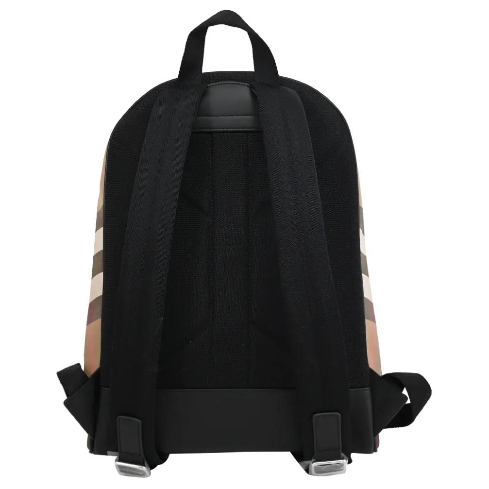 Burberry Canvas With Leather Backpack Regular Men's Birch Brown 80845501