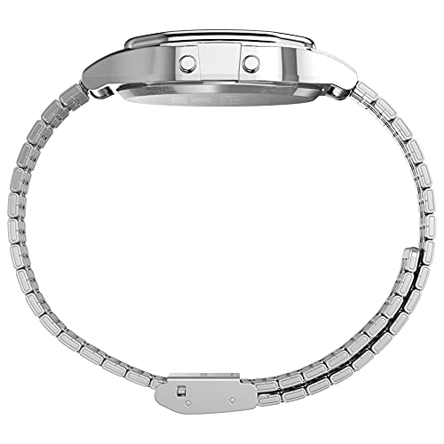 Timex T80 x Space Invaders 34mm Quartz Stainless Steel Strap Silver Casual Watch (Model: TW2V30000YB)