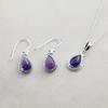 Sterling Silver Amethyst Jewelry Set, Women Jewelry, Gift For Her, February Birthstone Jewelry
