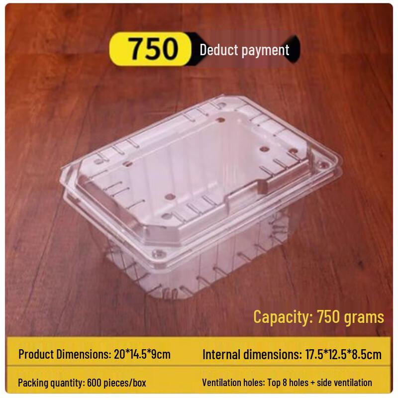 Shengbilai Disposable Plastic Fruit & Takeaway Boxes